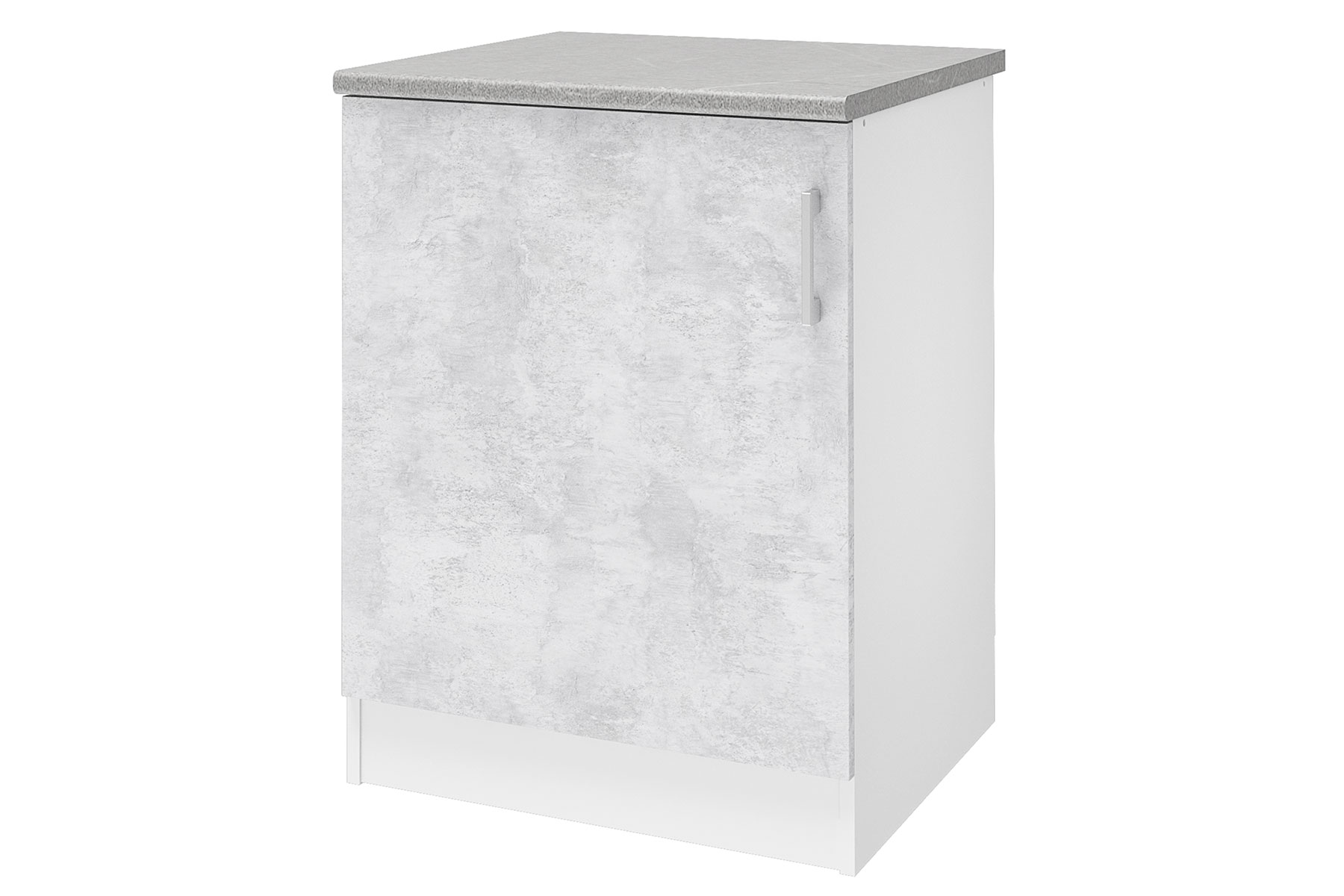 Уют СТЛ.275.06 Шкаф напольный 60 Белый/Бетон