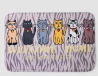 Коврик 40х60 см "Кошки"  