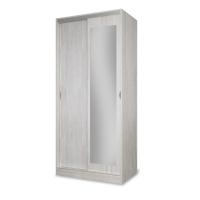 Шкаф-купе Клэр с зеркалом 1000х600х2200 сосна лофт-хром