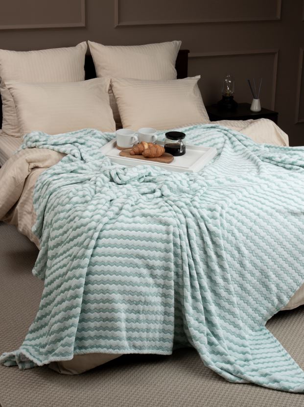 Плед фл Texrepublic жакр.двухцв 150*200 92570