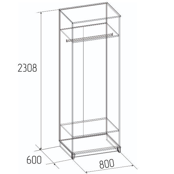 Aurelio 54 Шкаф для одежды