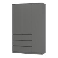 Симпл Шкаф ШК-08 3двГрафит