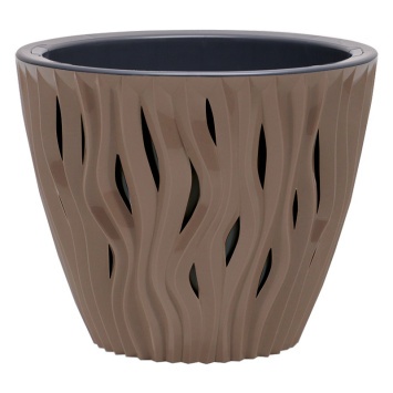Кашпо "Вдохновение" (2,25л.) Цв. Мокачино (Арт. КШ-9671