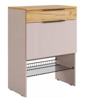 Баско Прихожая Обувница, (602х354х806)) /Кашемир/дуб крафт золотой