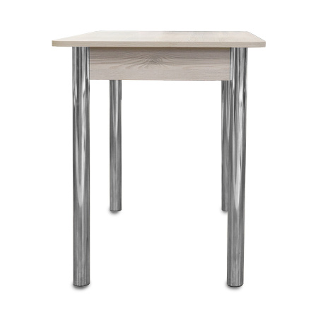 Стол обеденный (900х600х760)  Сосна Лофт/опора D50 труба хром