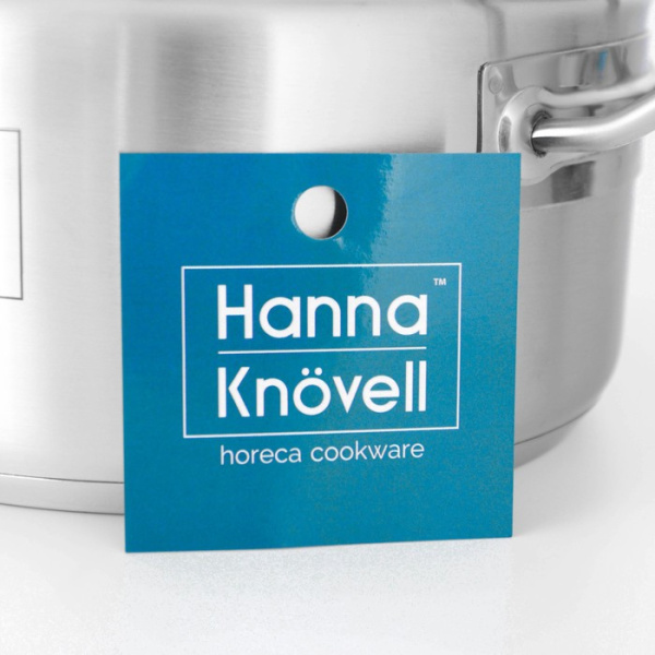 Кастрюля из нерж стали Hanna Knövell с кр, 3 л, d=20 см