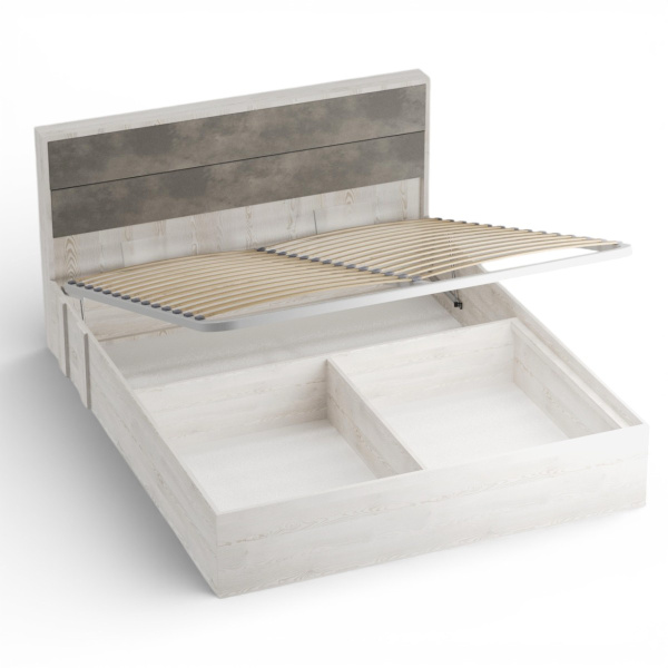 Кровать ВЕНСЕН  160*200 с подъемным механизмом Сосна Лофт