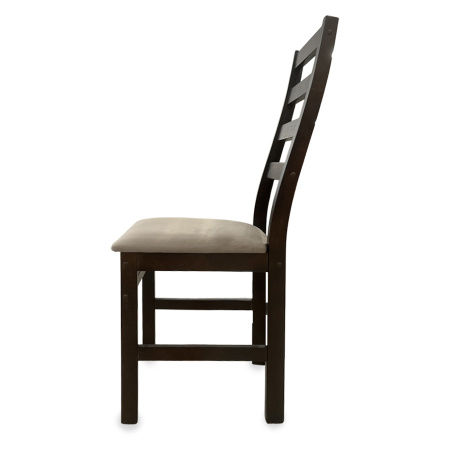 Стул Сотти Р темный орех, ткань Вэлла 06 (Мокачино))