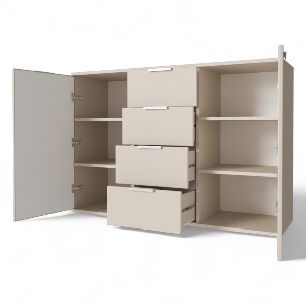 Сен-Дени Комод 1300 Кашемир/МДФ Дуб Латте