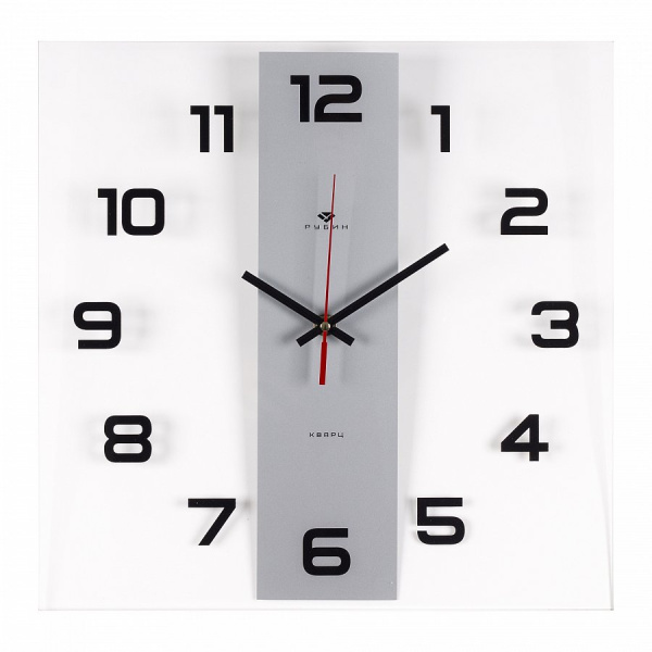 Часы настенные круг d=60см,белый, Классика 6141-105