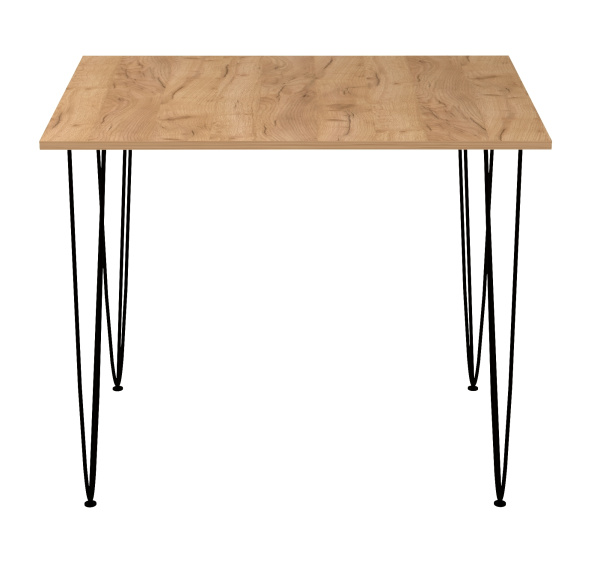 Стол Дарвин 895*610 Дуб крафт/черный