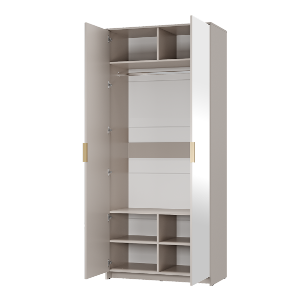 Пандора Шкаф ШК-05 2дв/зеркало/Кашемир