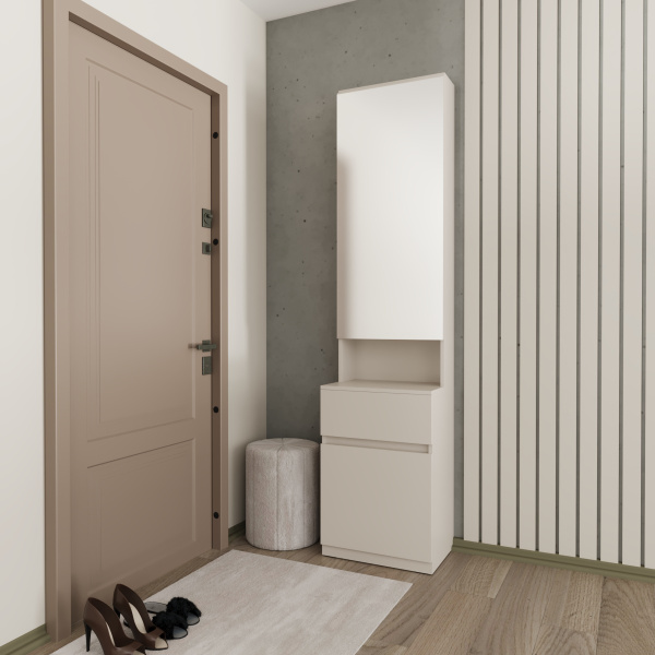 Прихожая Лофт Зеркало(Кашемир)500*350*2100