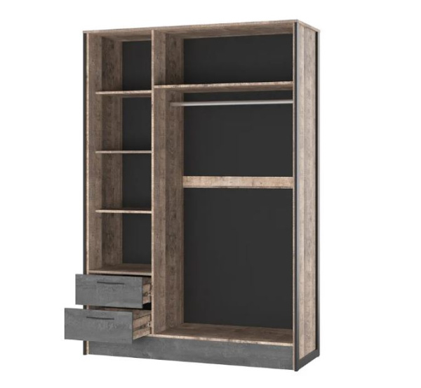 Шкаф 3-х дверный HUGO