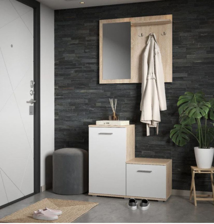 Прихожая FUN  Дуб сонома/Белый