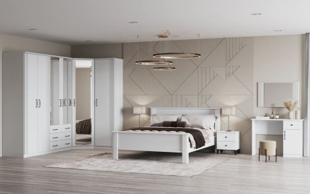 Диана Мод.Д2 Комод лам белый