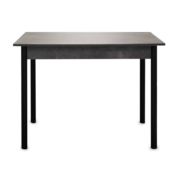 Стол Родос Тип 1 с опорой d40 (Черный муар/Ателье темный)