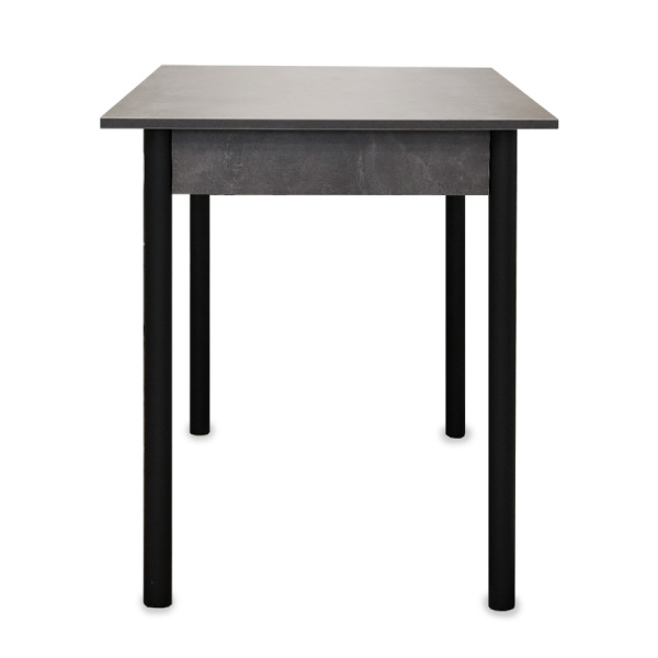 Стол Родос Тип 1 с опорой d40 (Черный муар/Ателье темный)